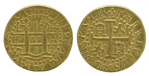 1712 1 Escudo Lima Peru Spanish Gold Cob