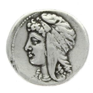 Carthage, Female Head / Lion AR Tetradrachm 350-290 B.C.
