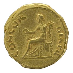 Vitellius 69 AD Roman Gold Aureus