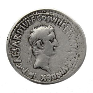 Augustus / Pax AR Cistophoric Tetradrachm