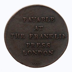 1794 Franklin Press Token