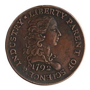 1792 Birch Cent with G*W.Pt. Reverse