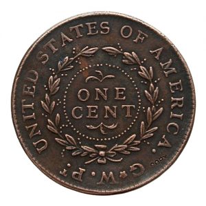 1792 Birch Cent with G*W.Pt. Reverse