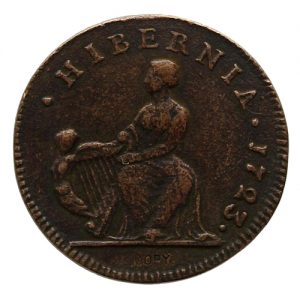 1723 Hibernia Halfpenny