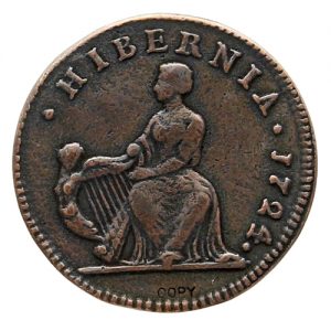 1724 Hibernia Halfpenny