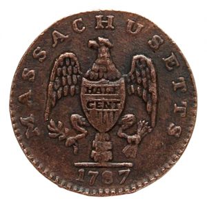 1787 Massachusetts Half Cent