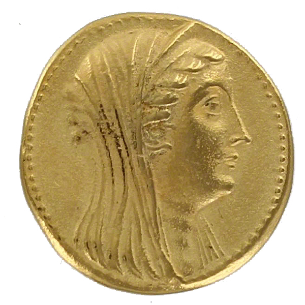 Arsinoe II 316-270 B.C. AV Octadrachm
