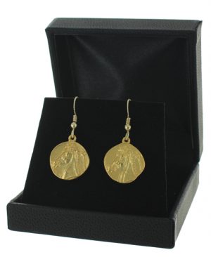 Punic Horse Gold Earrings
