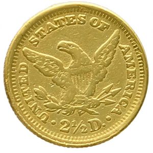 1892 Liberty Head Gold 2 1/2 Dollar Quarter Eagle