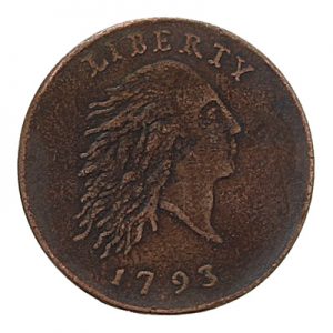 1793 Flowing Hair Chain Reverse Cent
