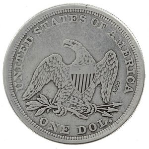 1844 Seated Liberty Dollar