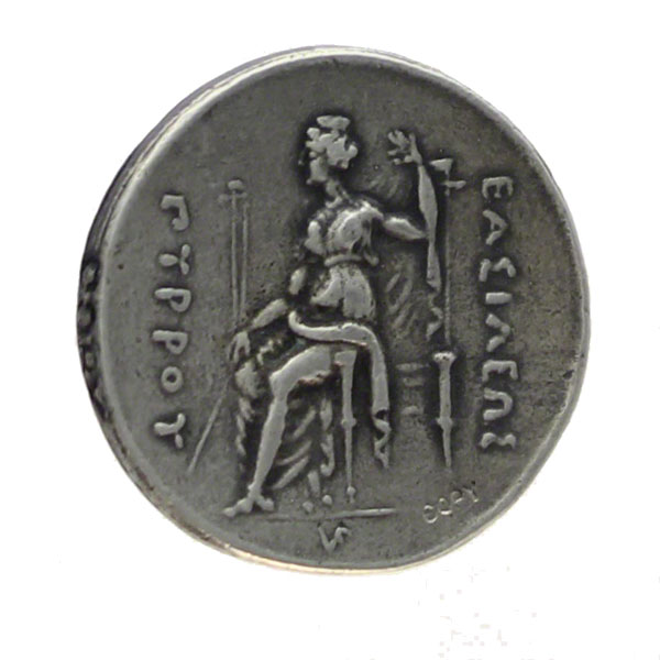 King Pyrrhos , Kingdom of Epirus, Tetradrachm, 295-272 B.C,