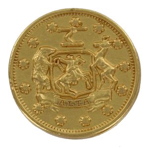 Massachusetts & California Company Five Dollar Gold Piece