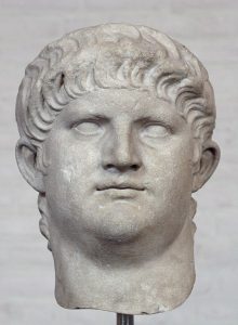 Head of Nero (reign 54–68 CE), from an oversized statue