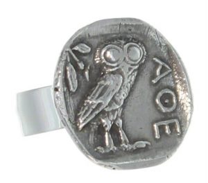 Athena Owl Ring