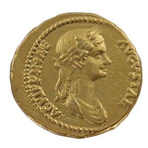Caligula / Agrippina Roman Gold Aureus Replica