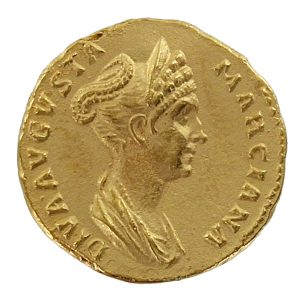 Ulpia Marciana Roman Imperial Gold Aureus