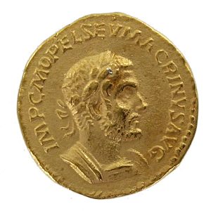 MACRINUS Roman Imperial Gold Aureus