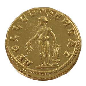 Aemilian / Apollo Roman Gold Aureus Replica