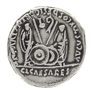 Augustus Denarius, / Gaius and Lucius 27 BC – 14 AD