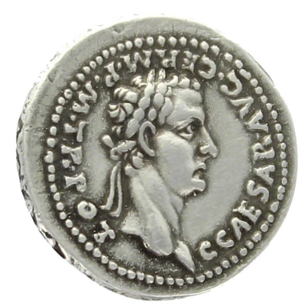 Caligula / SPQR Denarius
