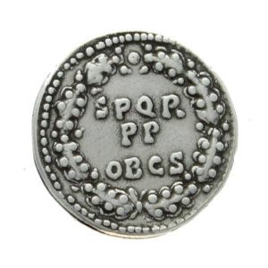 Claudius / SPQR Roman Empire Coin 41-54 AD