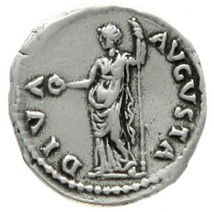 Galba / Livia AR Denarius 68-69 AD