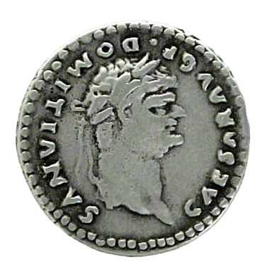 Domitian Caesar Denarius 76 AD