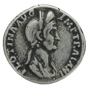 Plotina / Vesta Roman Imperial Denarius Replica