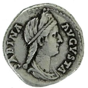 Sabina / Juno Roman Imperial Denarius