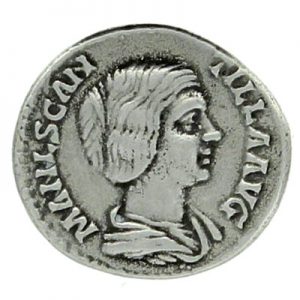 Manlia Scantilla Roman Denarius 193 A.D.