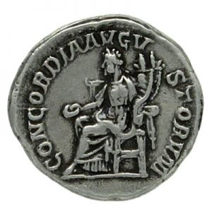 Sallustia Orbiana Denarius coin