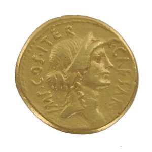 Julius Caesar A. Allienus 47 B.C. Gold Aureus