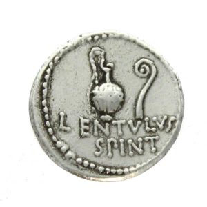 C. Cassius Longinus and Lentulus Spinther, AR Denarius, 42 BC