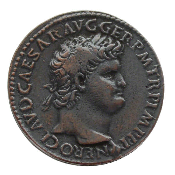 Nero 54 - 68 A.D. AE Roman Imperial Sestertius