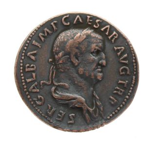 Galba / Liberty 68-69 A.D. Roman Imperial Sestertius