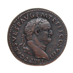 Titus 79 – 81 A. D., AE Roman Imperial Sestertius