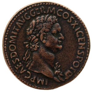 Domitian, Emperor 81-96 A.D., AE Roman Imperial Sestertius