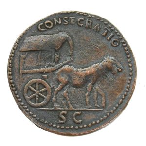 Marciana / Consecratio Æ Sestertius. Rome, ca 112-113 AD