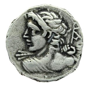 Lucius Caesius – Roman Republic AR Denarius 109-100 B.C.