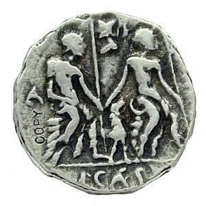 Lucius Caesius – Roman Republic AR Denarius 109-100 B.C.
