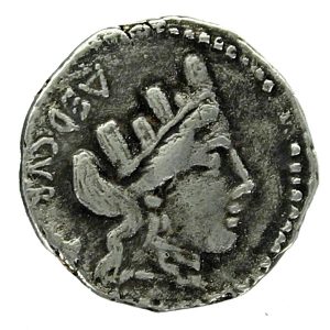 P. Fourius Crassipes – Roman Republic AR Denarius