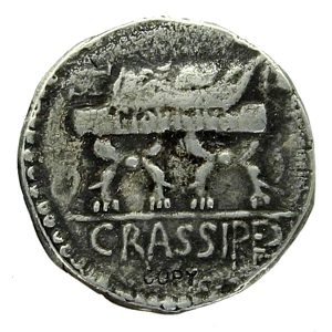 P. Fourius Crassipes – Roman Republic AR Denarius