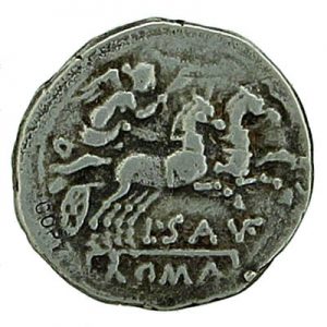 L. Saufeius Roman Republic Denarius