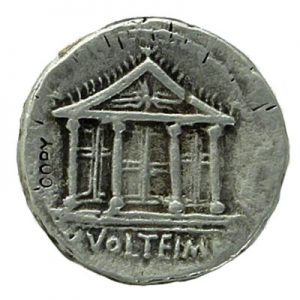 M. Volteius M. f. Roman Republic Denarius