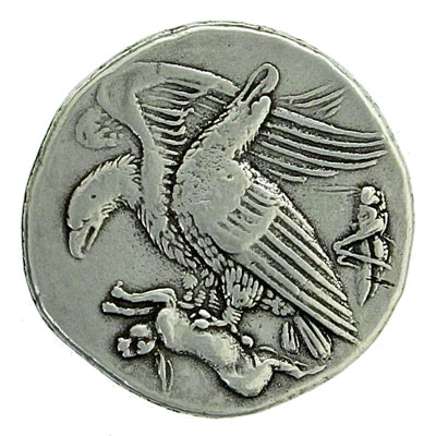 Agrigentum AR Decadrachm Sicily 412 B.C