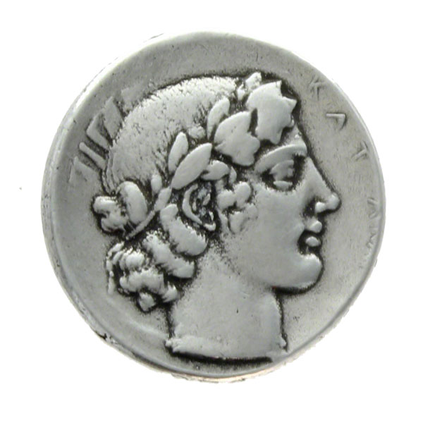 Katane, Sicily, AR Tetradrachm, 460 B.C., BMC 19