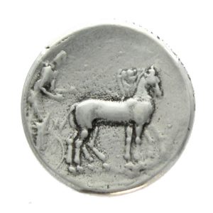 Katane, Sicily, AR Tetradrachm, 460 B.C., BMC 19