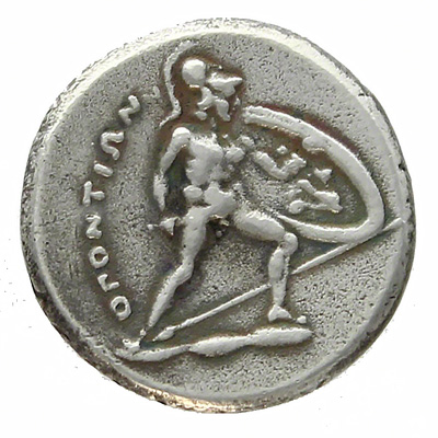 Lokris, Lokris Opuntia AR Stater. Circa 382-336 BC.