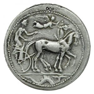Syracuse, Sicily, AR Tetradrachm, 478-467 B.C., BMC 100